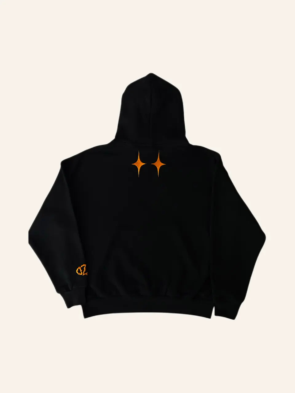 Sweat à capuche Stellar Christmas noir Özel_clothing