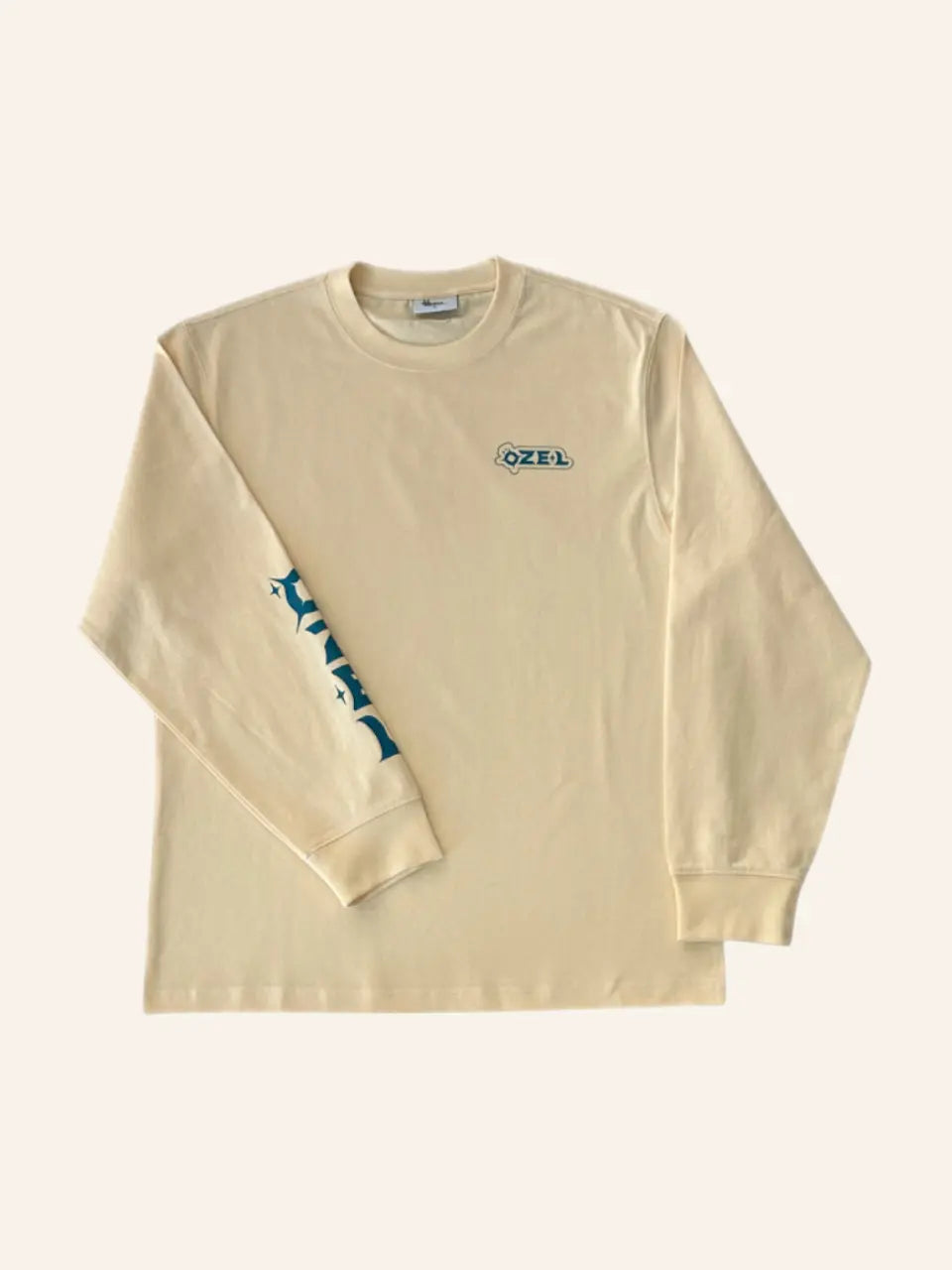T-shirt à manches longues Stellar Christmas crème Özel_clothing