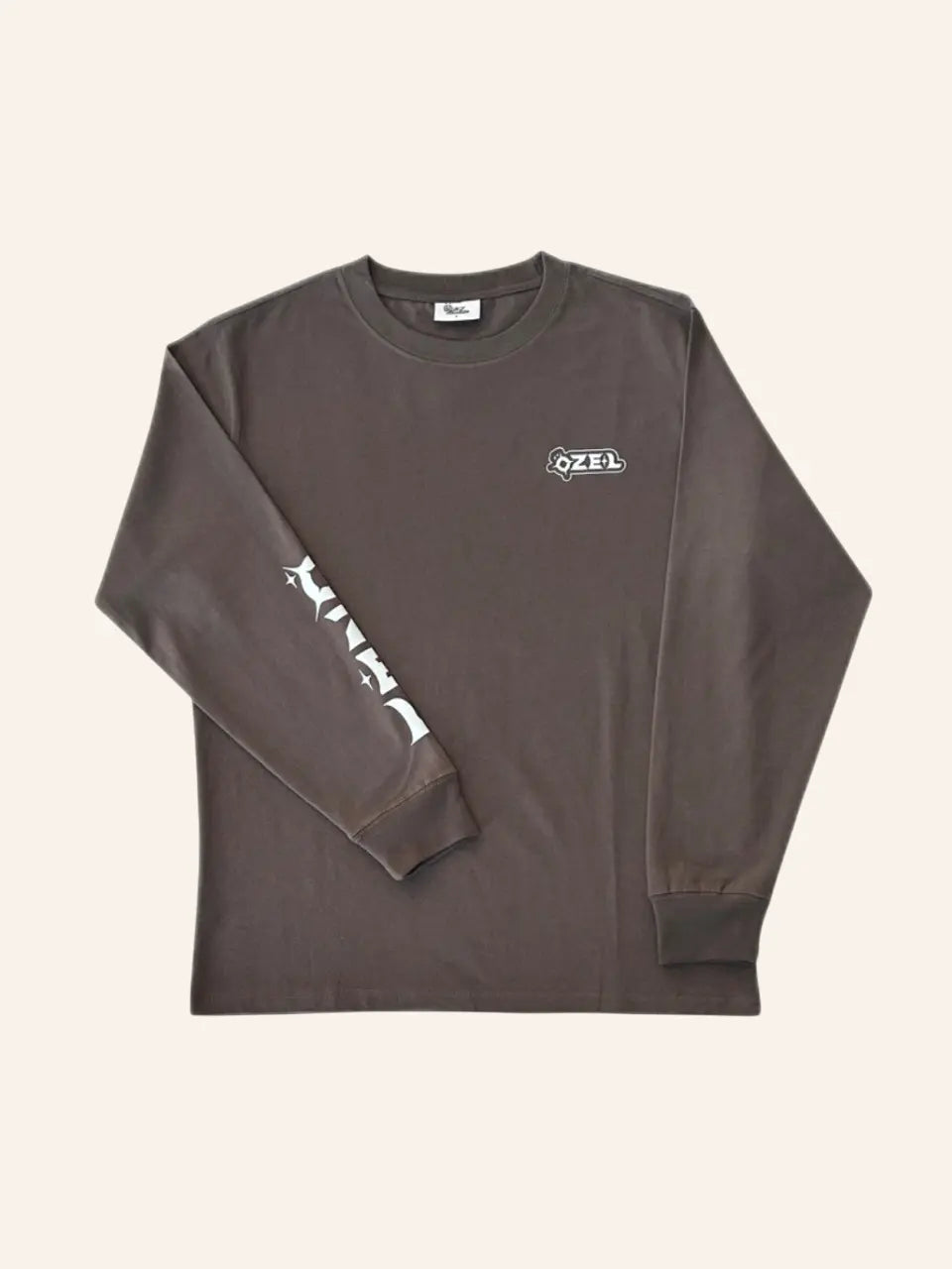 T-shirt à manches longues Stellar Christmas marron Özel_clothing