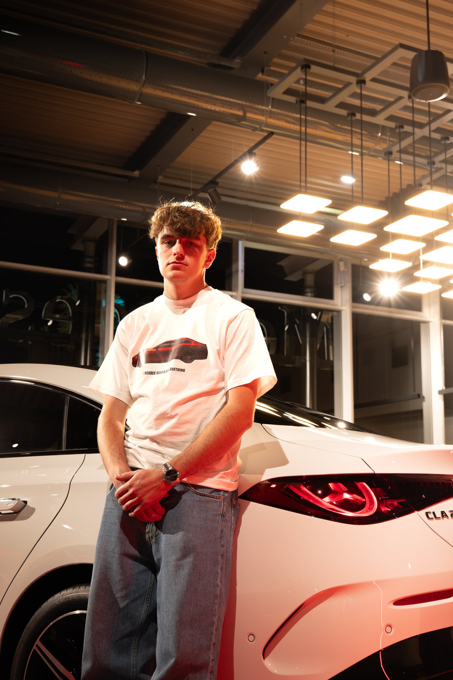 Özel X Saga Mercedes White tee Özel_clothing