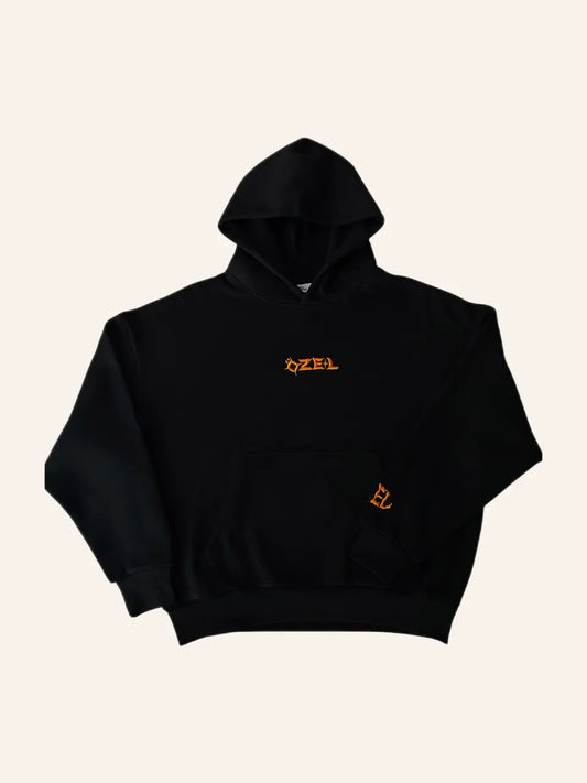 Sweat à capuche Stellar Christmas noir Özel_clothing